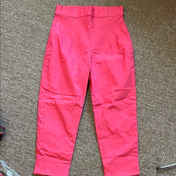 Hot pink cigarette pants Vixen by Micheline Pitt - Picture 1 of 6